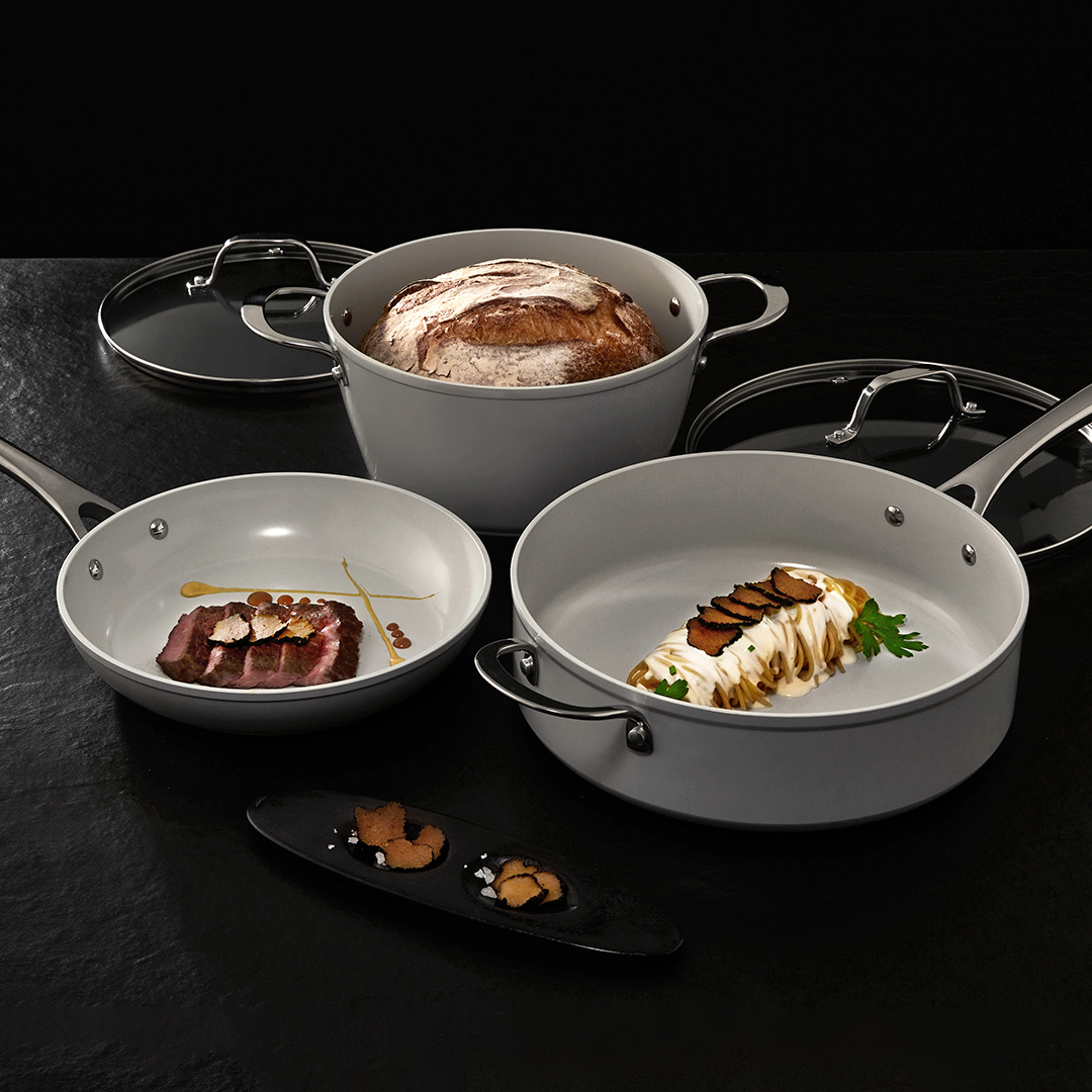 Brooklyn Steel Co. 12-pc. Cosmo Nonstick Cookware Set