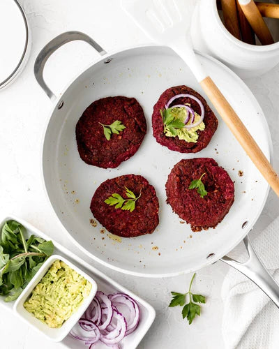 Nourishing Vegan Beetroot Lentil Patties Recipe